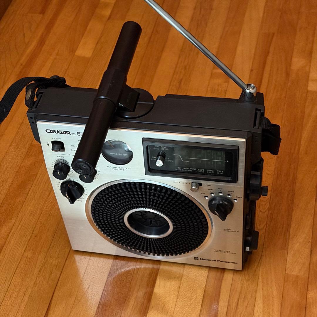 National COUGAR115 5バンドラジオ　難あり要修理品