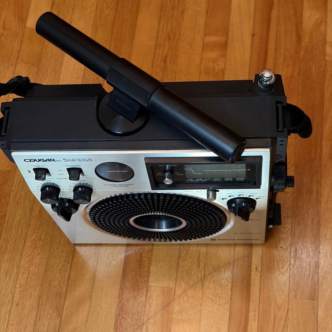 National COUGAR115 5バンドラジオ　難あり要修理品