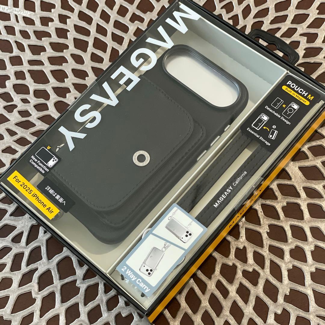 MagEasy iPhone17 Air 用ポーチ付きショルダーケース