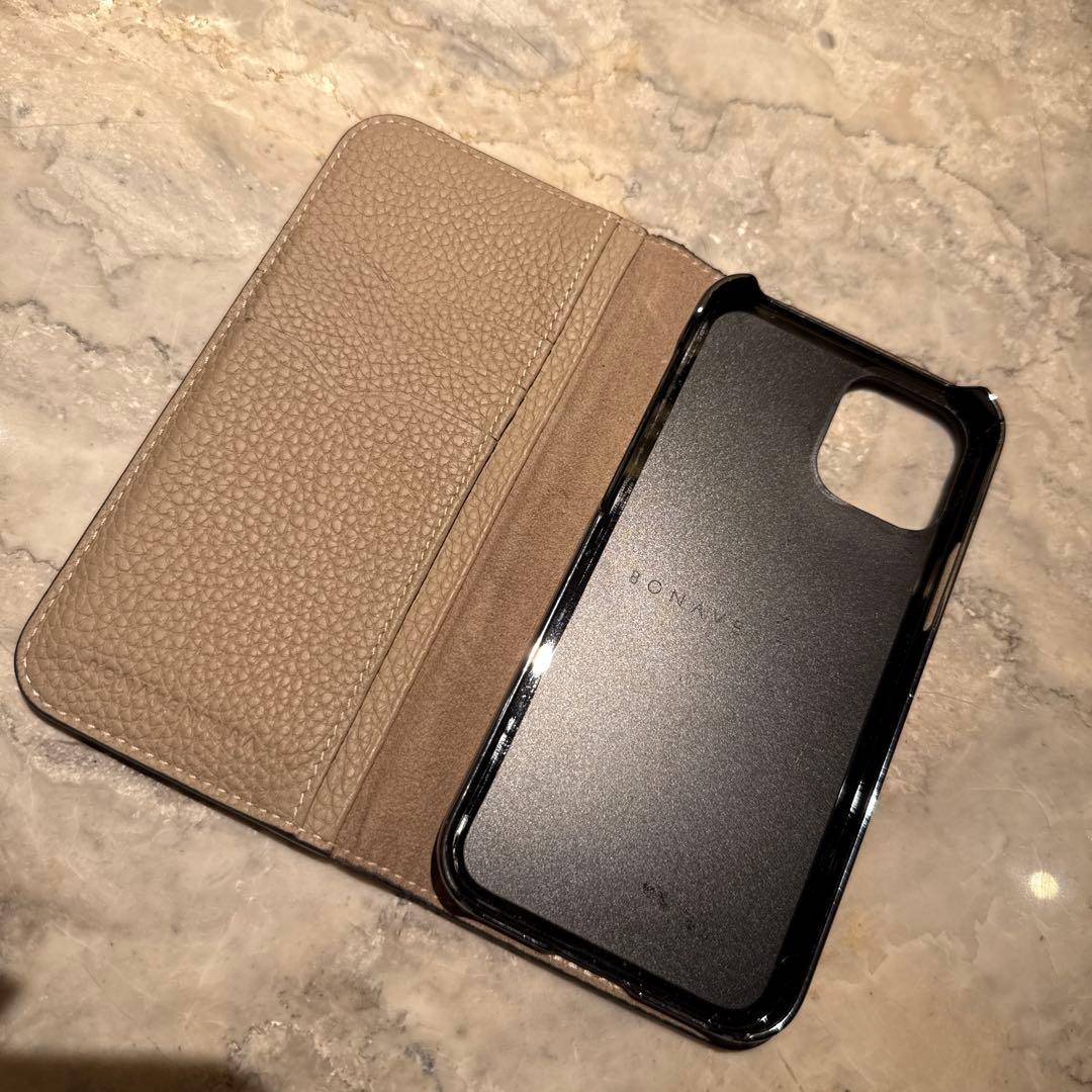 【ケース付き】BONAVENTURA 手帳iPhone12proiPhone12