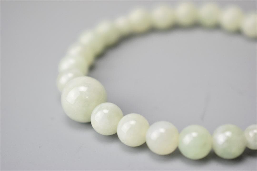 腕輪念珠　ブレスレット　ビルマヒスイ