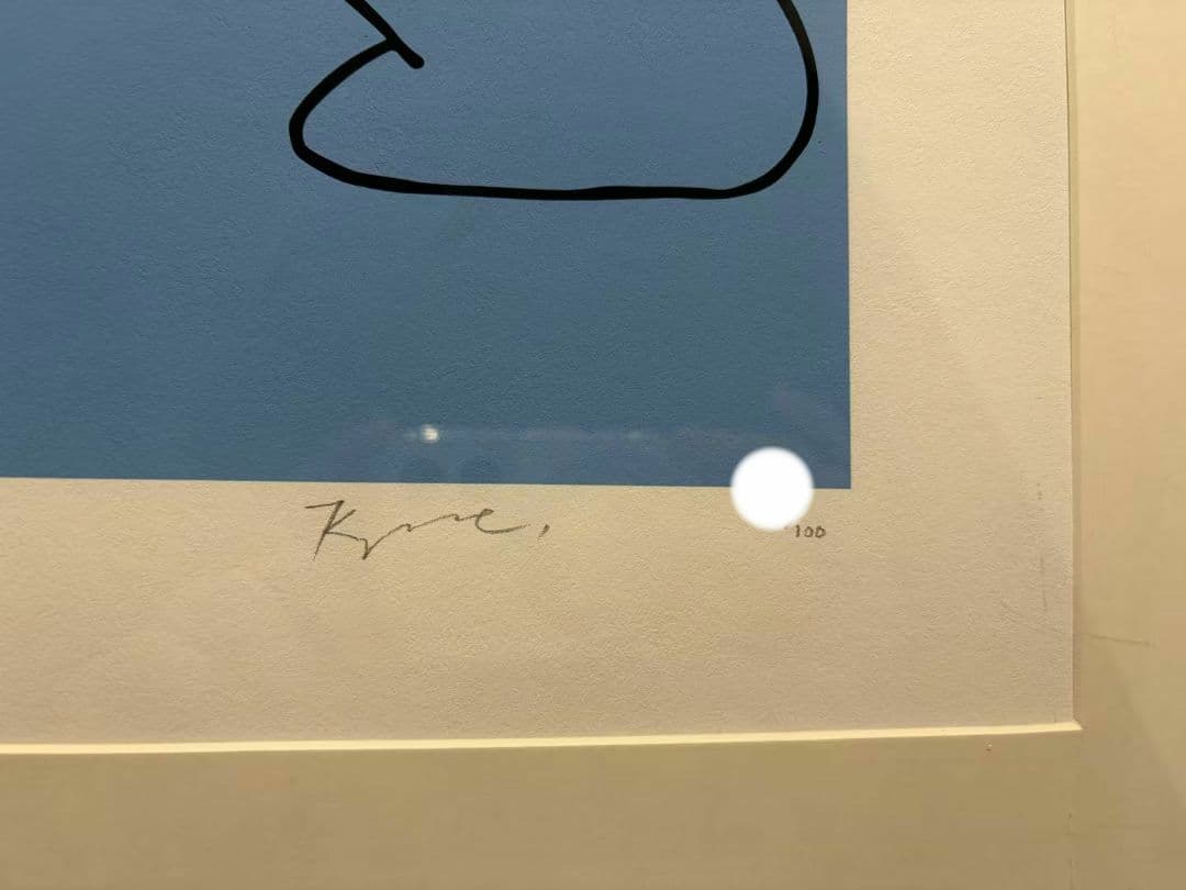 KYNE NONCHELEEE Untitled Blue ED100 額装