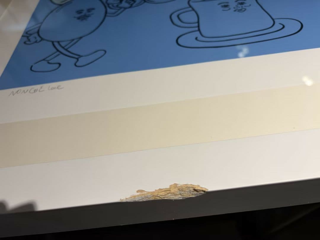 KYNE NONCHELEEE Untitled Blue ED100 額装