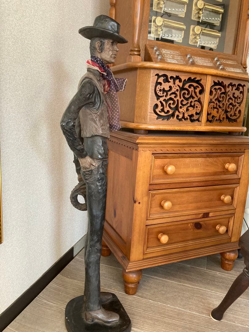 アンティーク　カウボーイ像 約96cm オースティン　ビンテージ