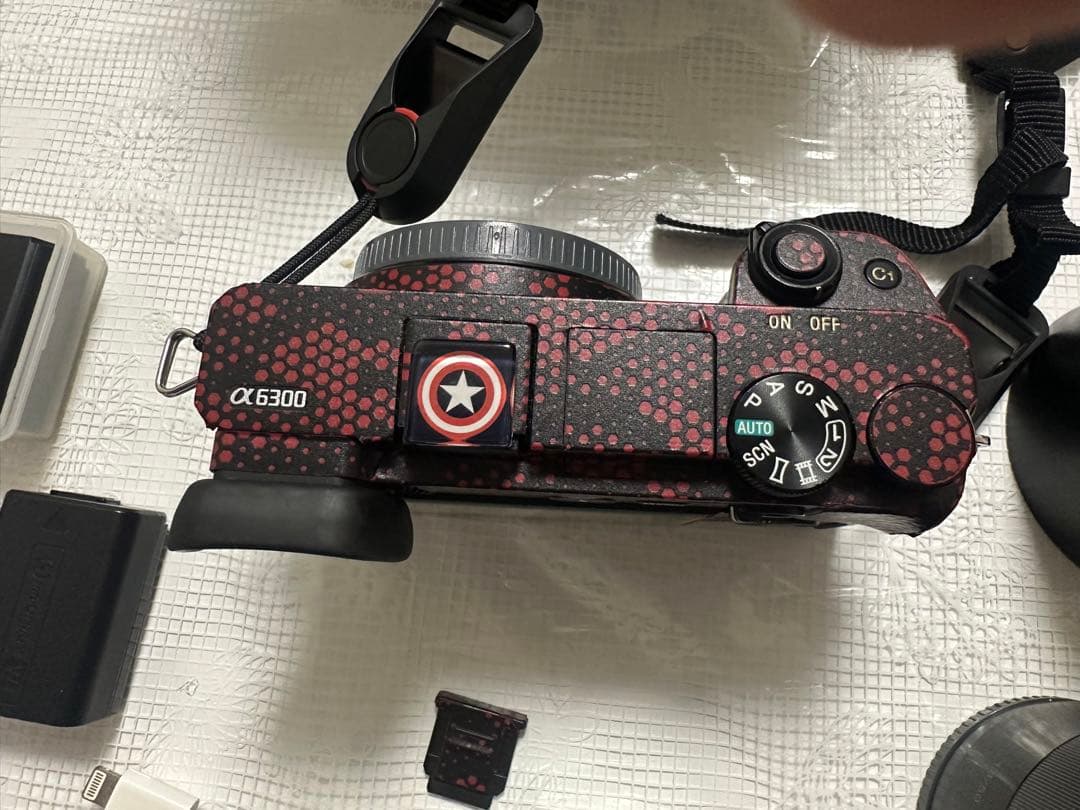 美品】SONY α6300 望遠レンズ 一眼カメラ 本体 バッグ SD
