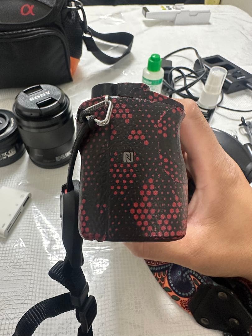 美品】SONY α6300 望遠レンズ 一眼カメラ 本体 バッグ SD