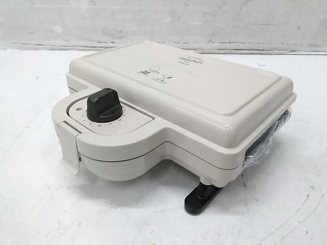 未使用 ブルーノ ホットサンドメーカーダブル BOE069-ECRU ●