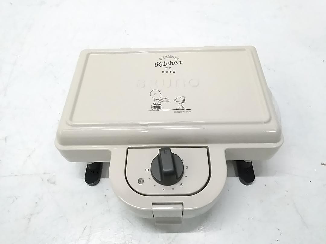 未使用 ブルーノ ホットサンドメーカーダブル BOE069-ECRU ●