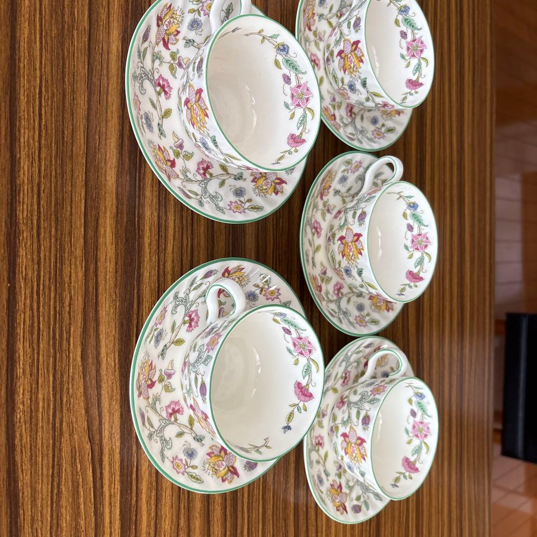 Mintonの花柄陶器食器セット