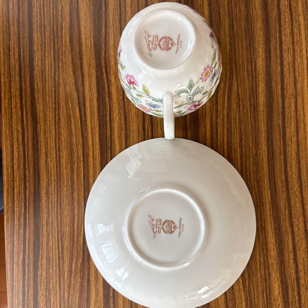 Mintonの花柄陶器食器セット