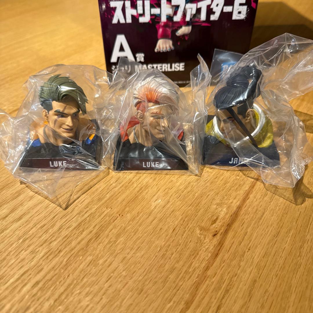 一番くじストリートファイター6 A賞ジュリ D賞ヘッドフィギア３個