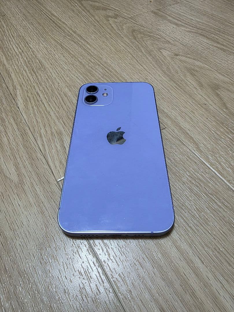 【ジャンク品】Apple iPhone 12 パープル 本体