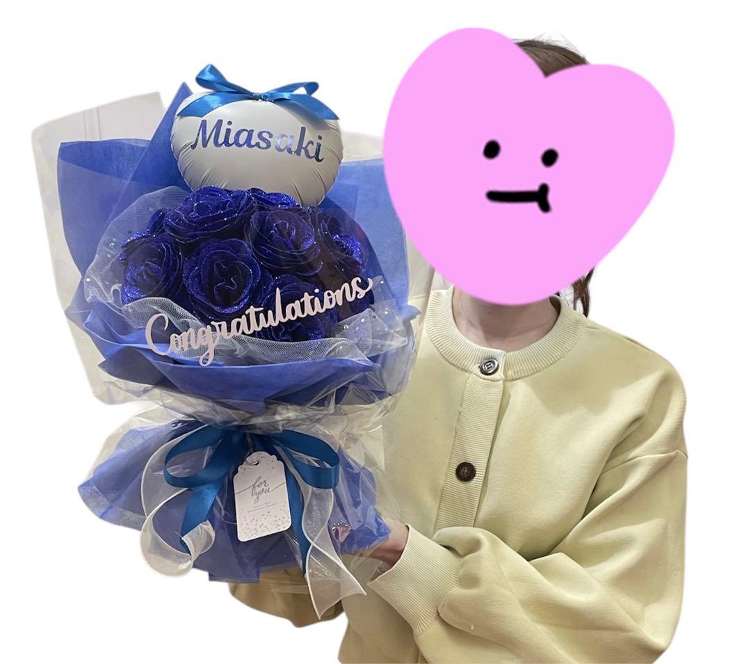 グリッターローズブーケ GLITTERROSE バルーン オーダー 成人式 花束