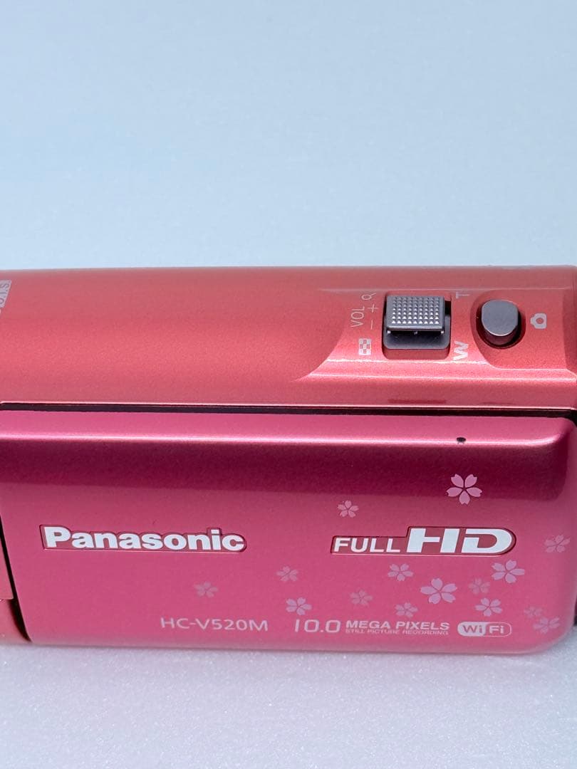 Panasonic HC-V520M ピンク 付属品多 ポーチ付