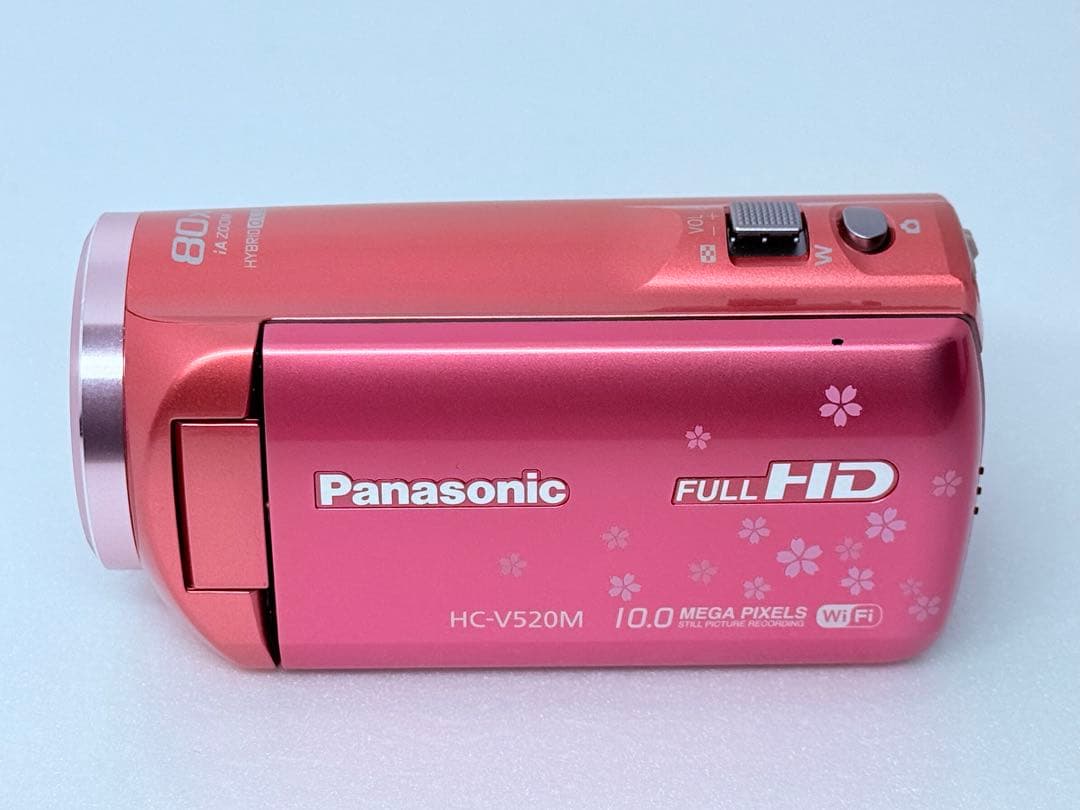 Panasonic HC-V520M ピンク 付属品多 ポーチ付