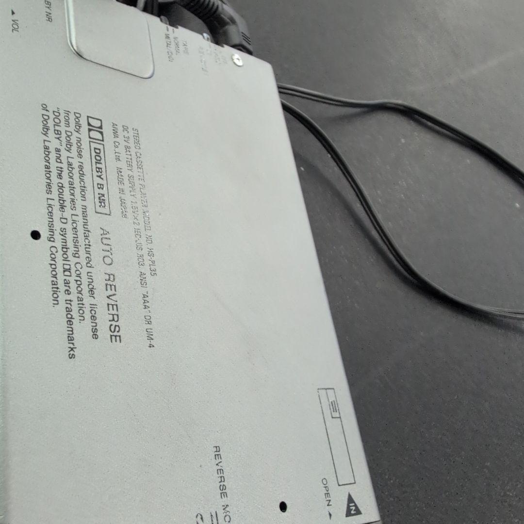 AIWA カセットプレーヤー リモコン付き