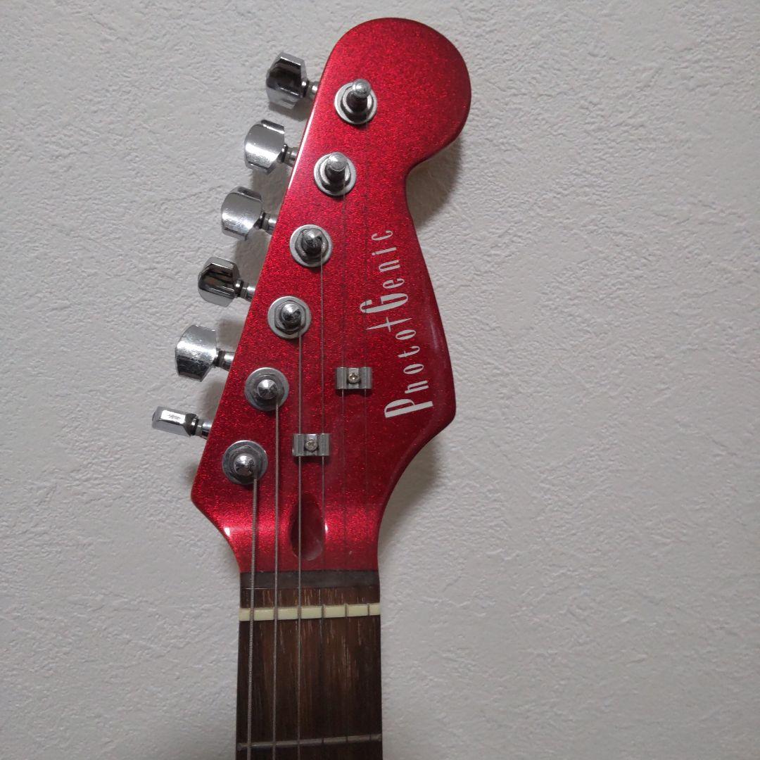 Photo Genic エレキギター ストラトキャスター　レッドメタリック