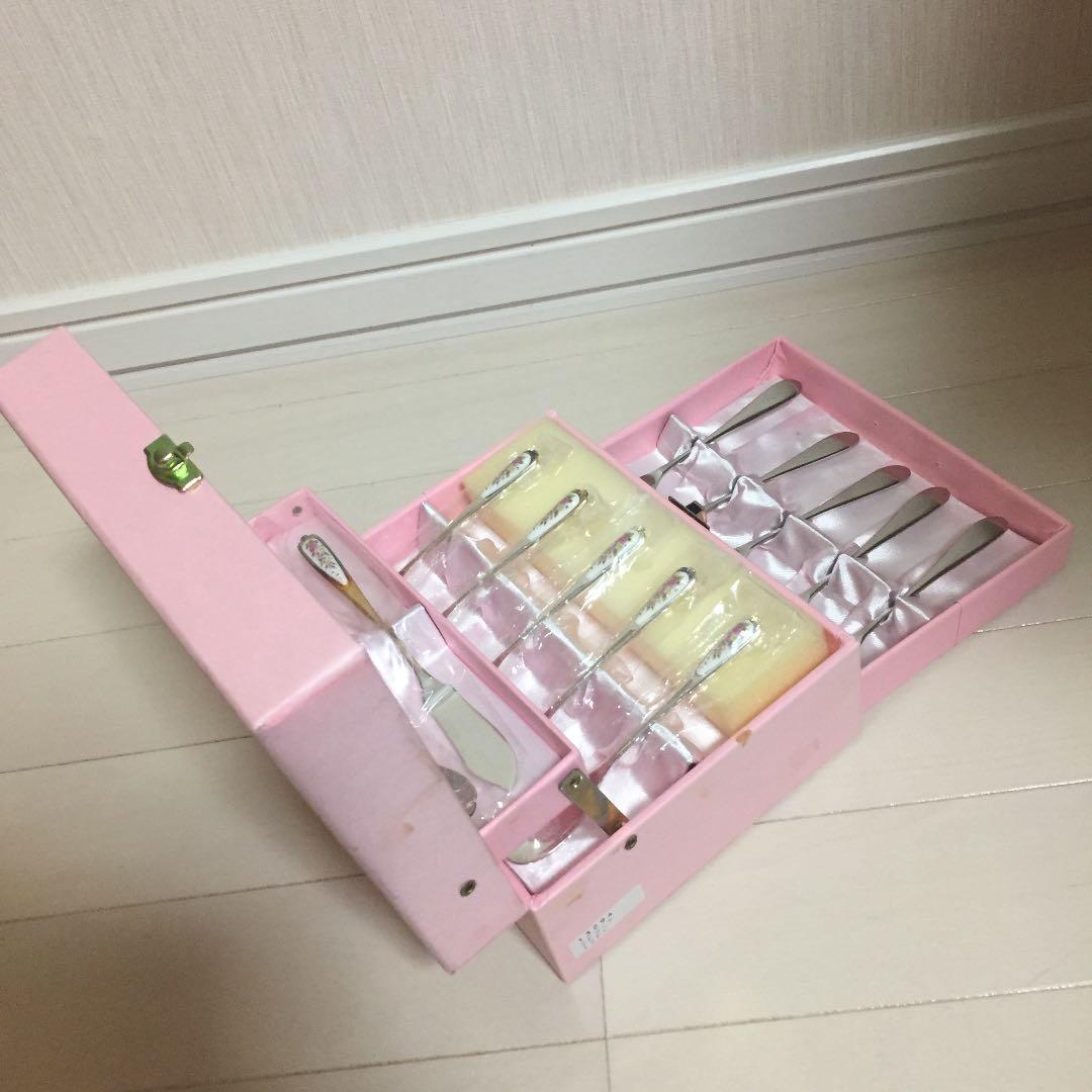 カトラリー Bouquet ピンク立体箱  全12点 *