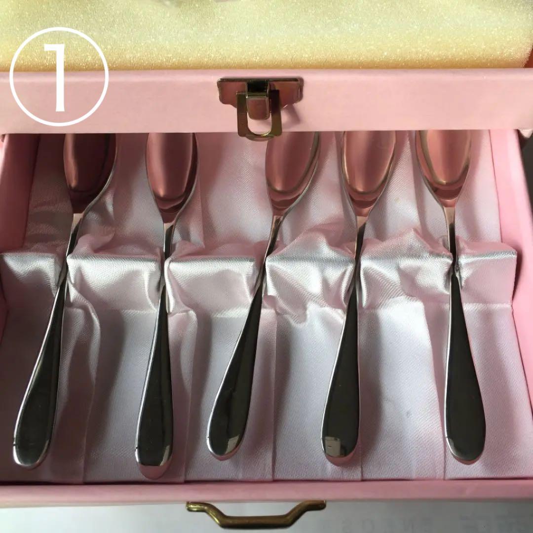 カトラリー Bouquet ピンク立体箱  全12点 *