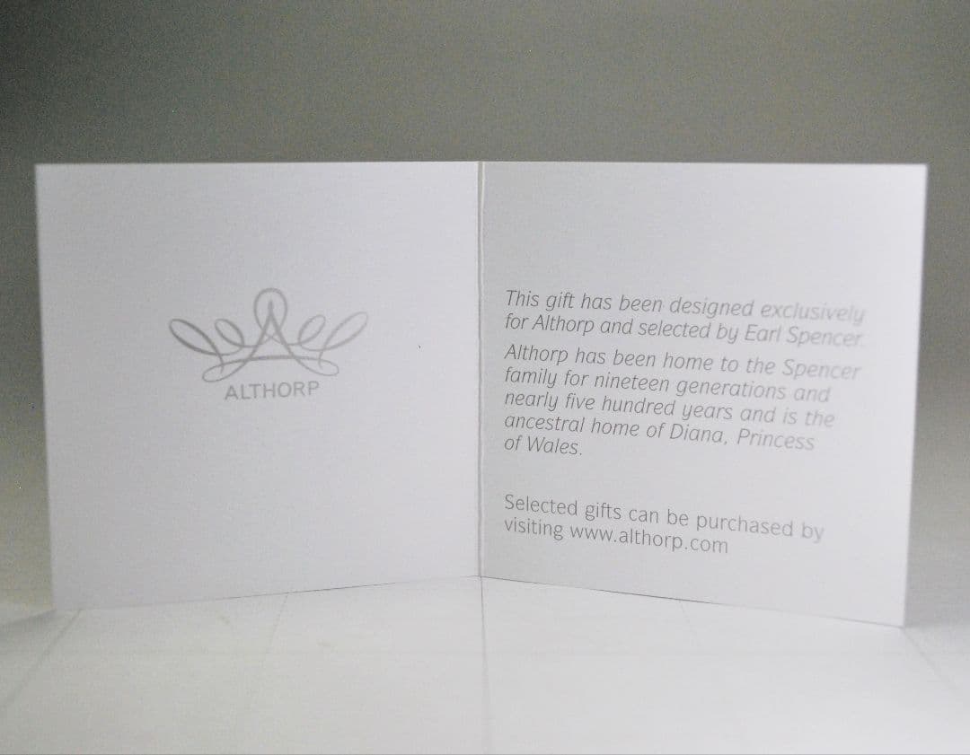 イギリス　ALTHORP　オルソープ　ダイアナ妃　小銭入れ　本革　箱付き　B