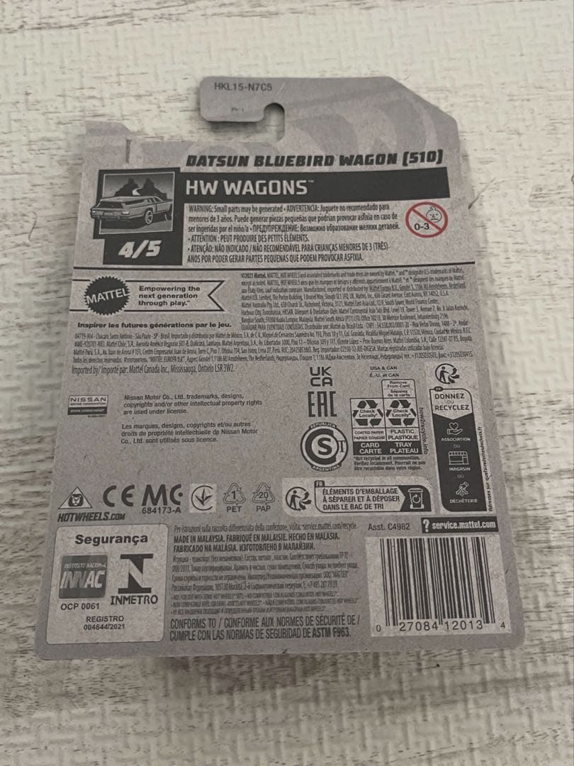 ホットウィール　ダットサン　ブルーバード　510 STH