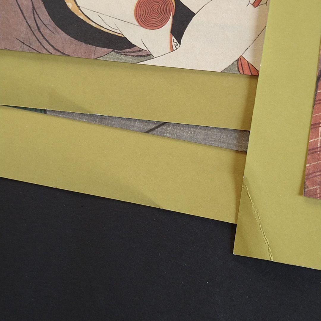 喜多川歌麿筆　大版錦絵（浮世絵）６点セット