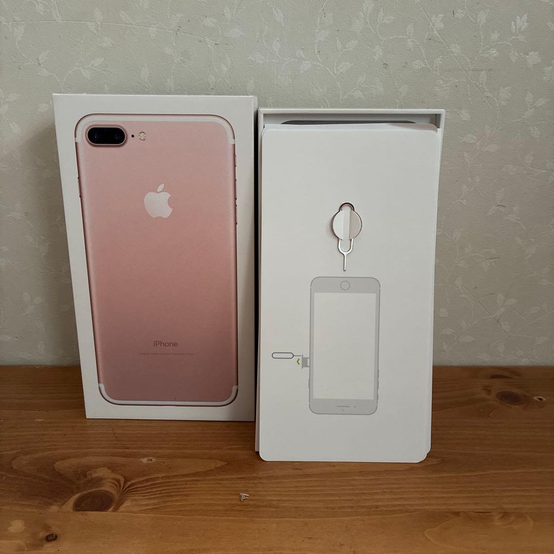 iPhone 7 Plus［128GB ］ローズゴールド　SIMロック解除　箱付