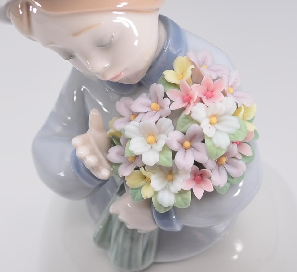 花開く時　＃6869　No.2　★リヤドロ　スペイン　ポーセリン　ヴィンテージ