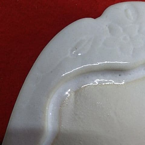 ７９１変わった 白硯 いかがですか 縦13,5cm✕横12cm✕高さ3,5cm