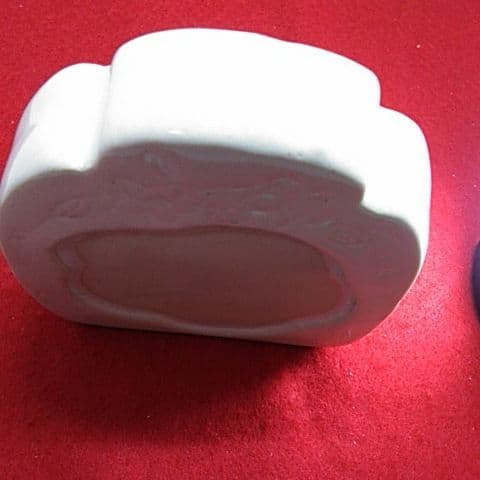 ７９１変わった 白硯 いかがですか 縦13,5cm✕横12cm✕高さ3,5cm