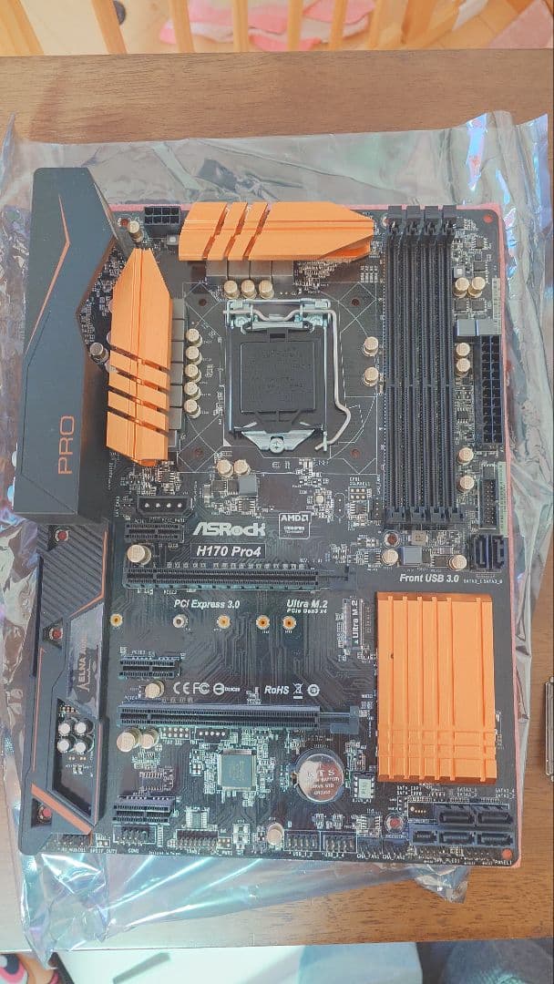 m*o様 ASRock H170M Pro4 CPU メモリ24GB CPUクー