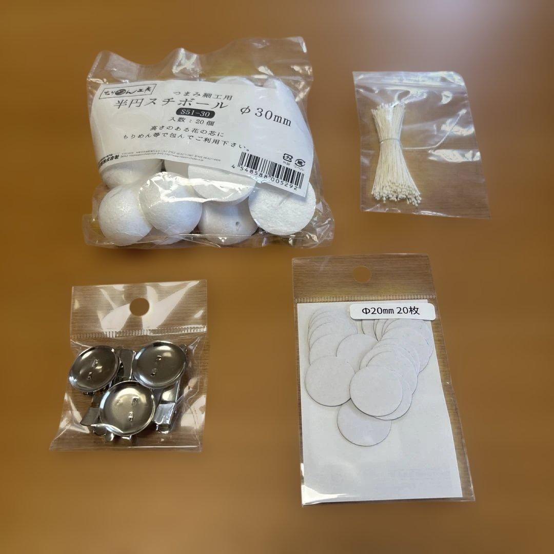 【お得】 つまみ細工セット　スターターセット　キット6種類