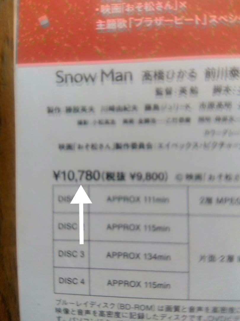 国内正規版 映画 おそ松さん  Man DVD ❌️レンタル版❌️