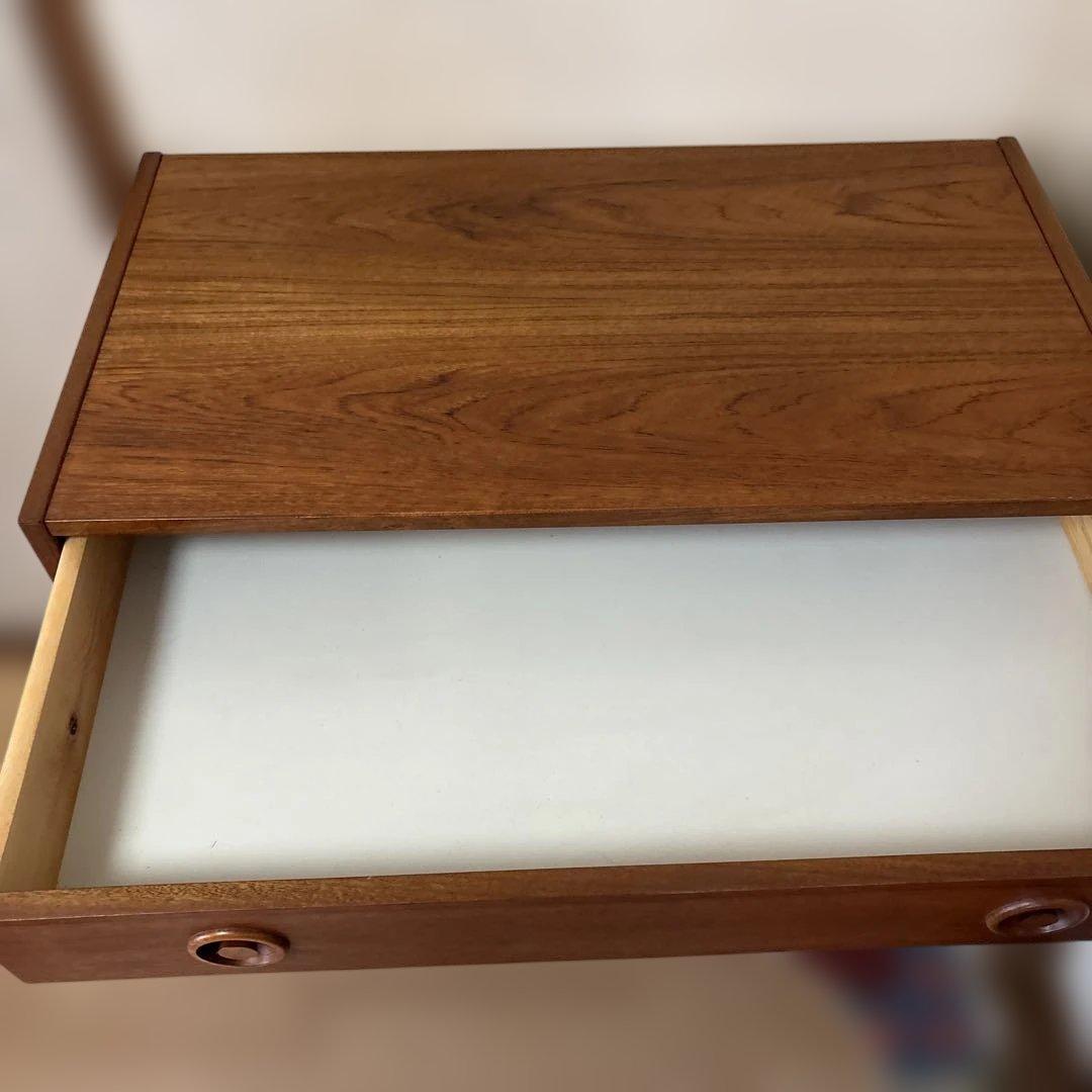 デンマーク製　北欧ヴィンテージ チーク材　5段チェスト