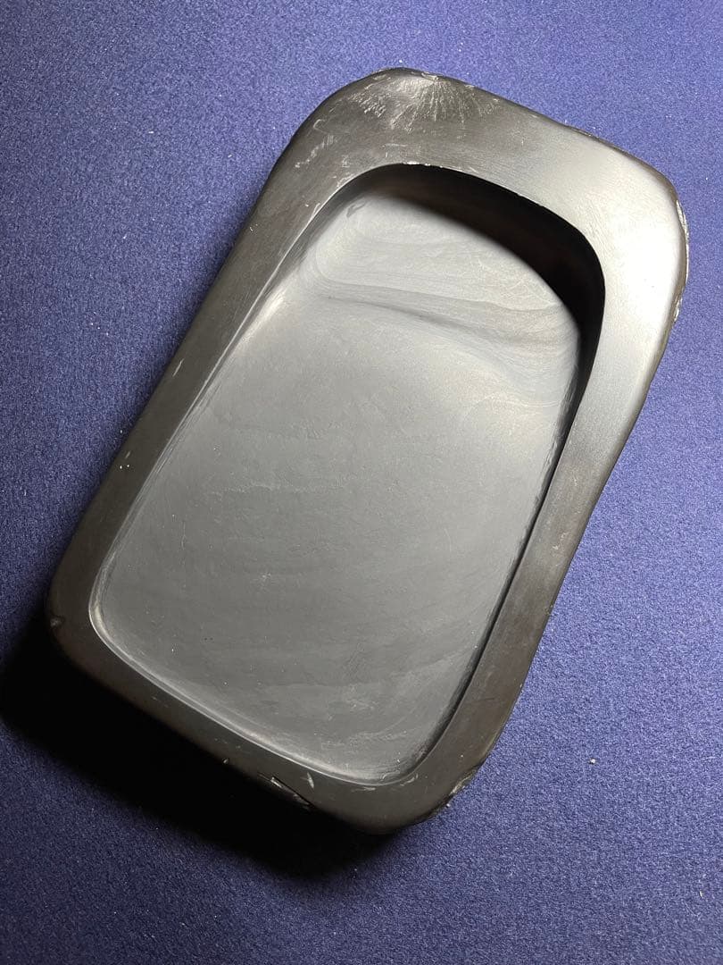 【墨研】雨畑硯◆芳龍閣謹製「特殊天然石硯」◆使用品◆書道具 文房四宝 和硯 師範