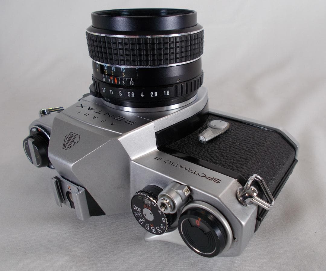 フィルムカメラ 整備済　Pentax SPF + レンズ f/1.8　Y271