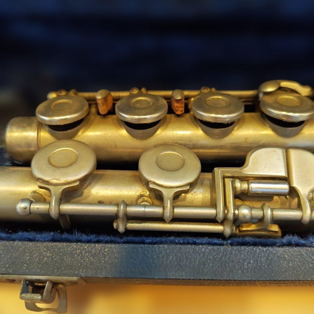 フルート 本体 金属製 ケース付き