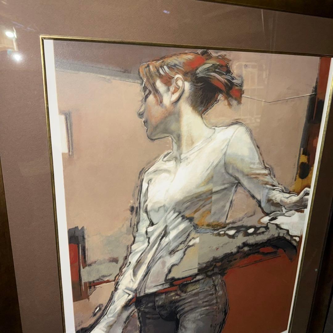 柏本龍太　MOVIN リトグラフ 直筆サイン　絵画 280/300 真作　美品