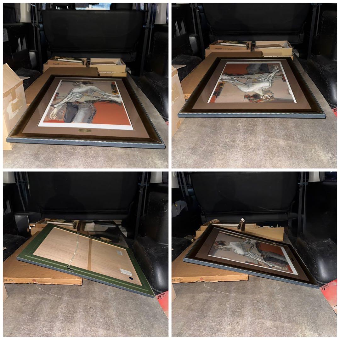 柏本龍太　MOVIN リトグラフ 直筆サイン　絵画 280/300 真作　美品