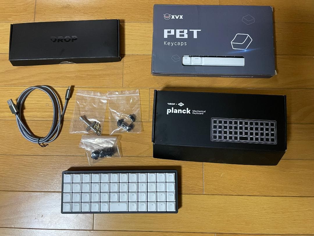 40%キーボード drop planck v7 完成品