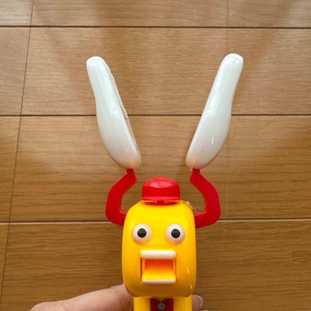 パチパチ君 おもちゃ 黄色 クラッピー系 レトロ