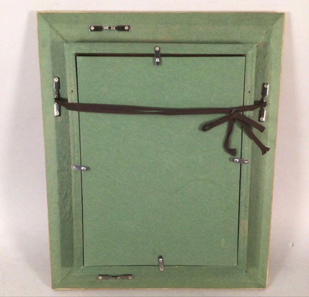 No3888 額装　真作　金原富広「バラ」　2000年 油彩画　裏書有 送料無料