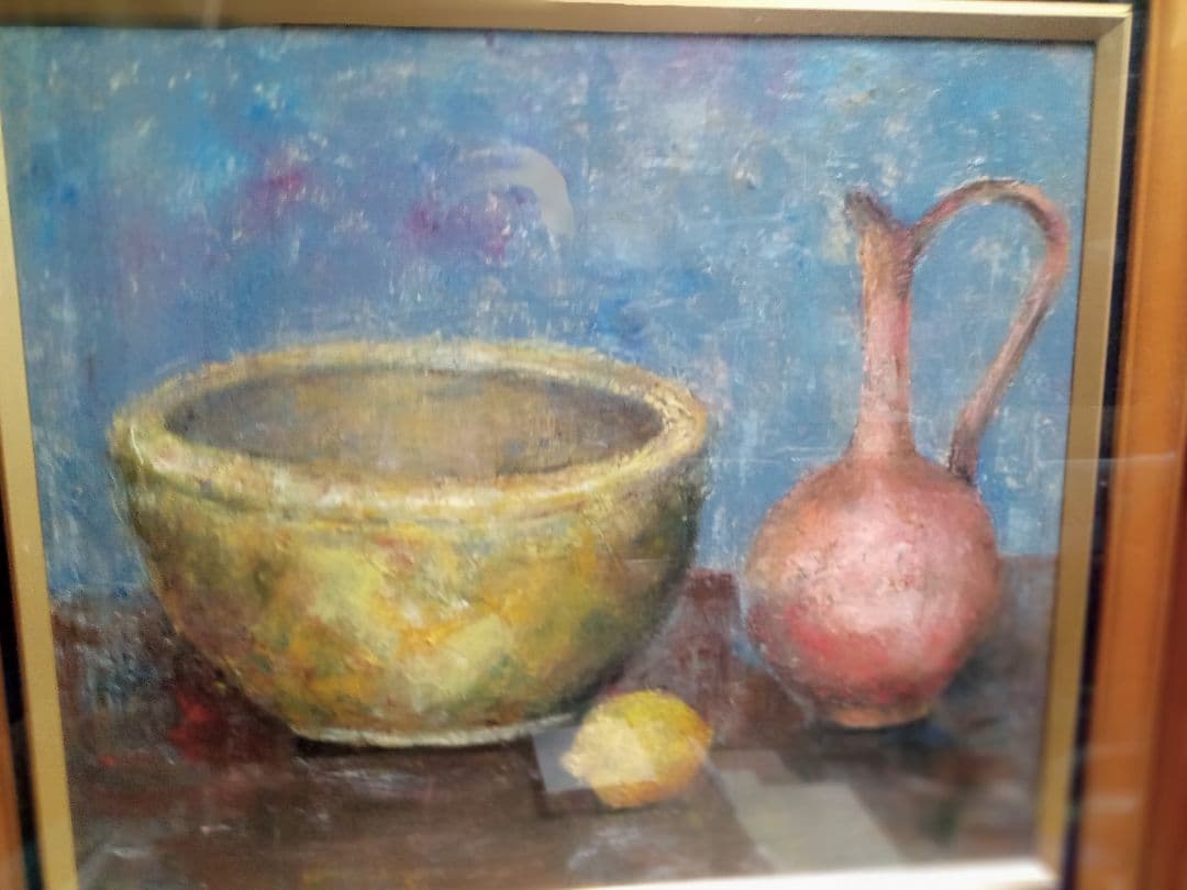 サインはありませんが秀作ですＦ10号直筆油絵です