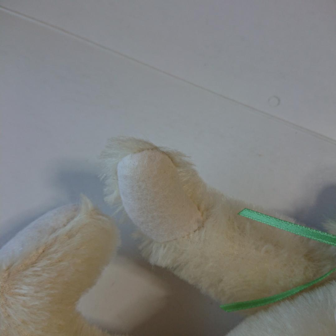 白タグ YUKI ゆき 26cm テディベア Steiff シュタイフ 証明書付