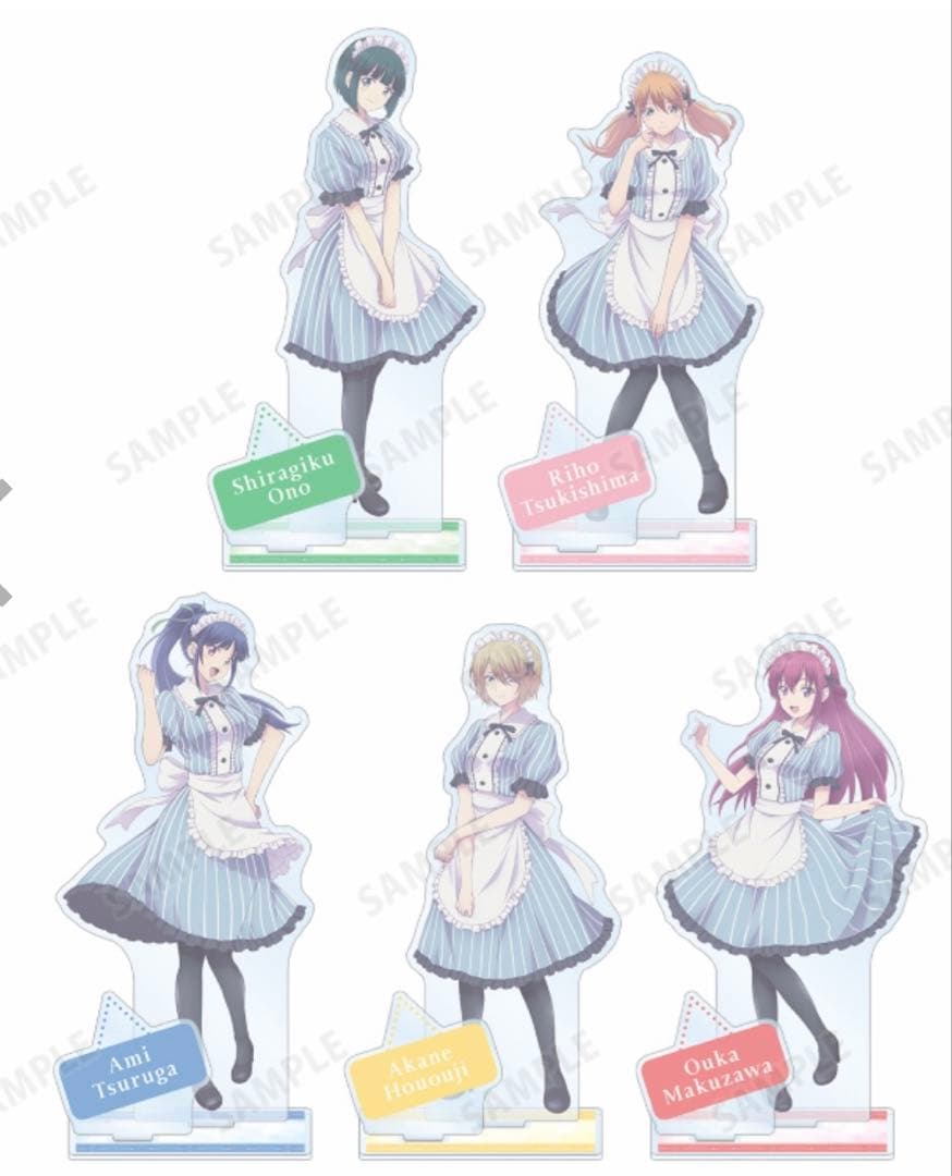 女神のカフェテラス BIGアクリルスタンド セット