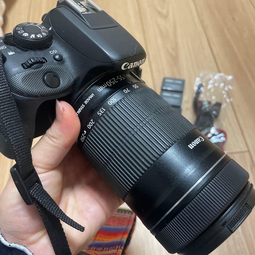 Canon デジタル一眼レフ 55-250mmレンズ付き