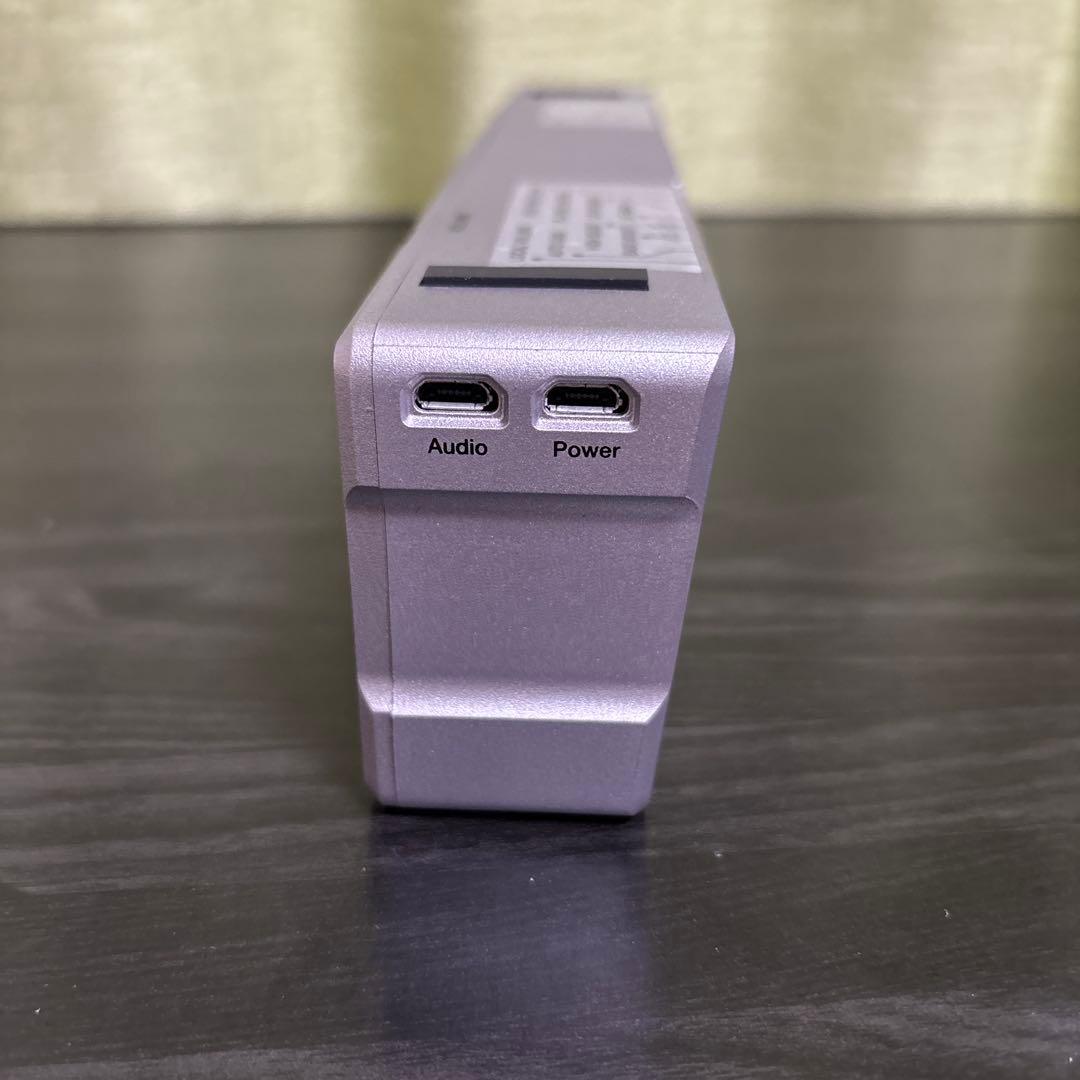 美品　JD SOUND フルデジタルスピーカー OVO　シルバー