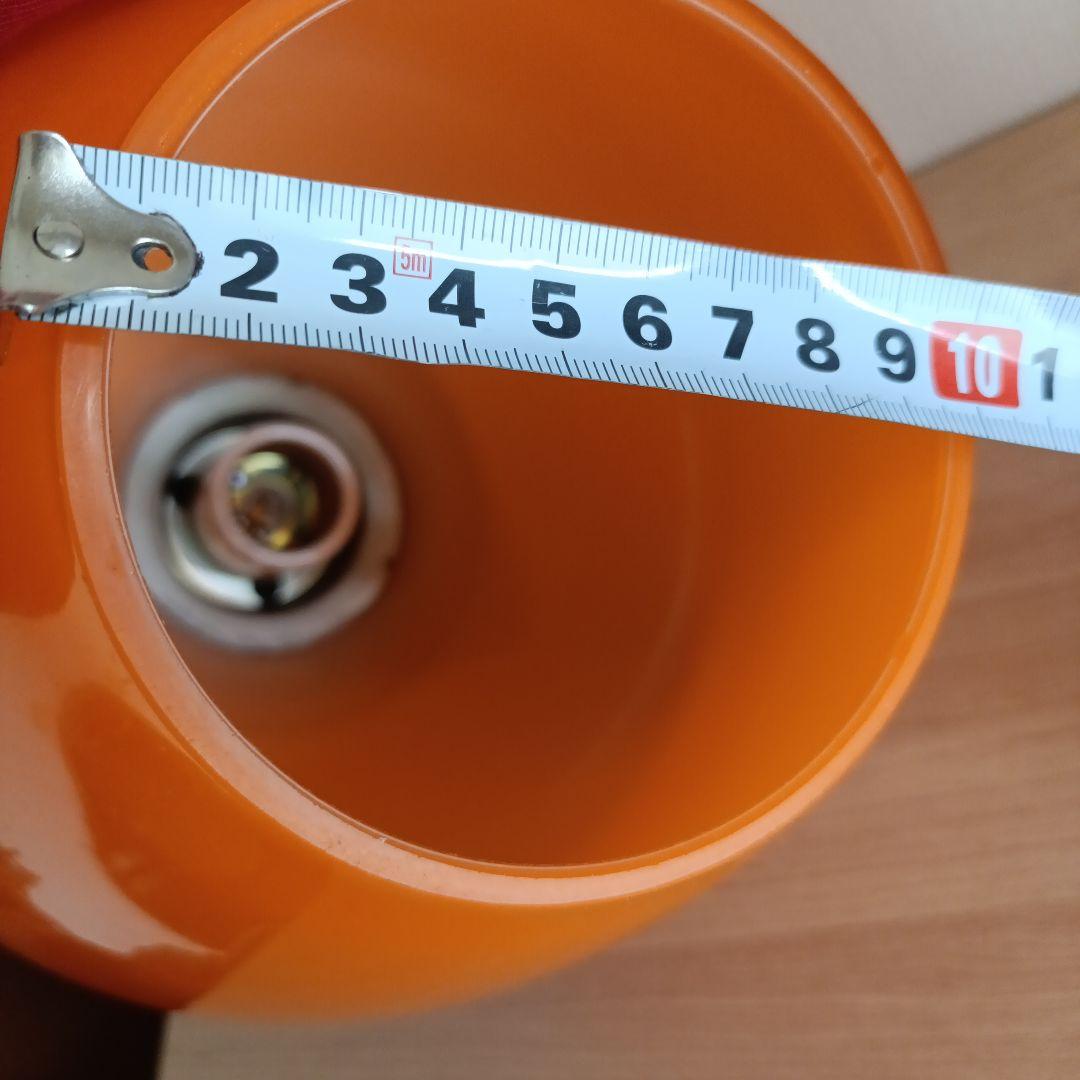 天井照明　電気傘　オレンジペンダントライト 　昭和レトロ☆レトロポップ