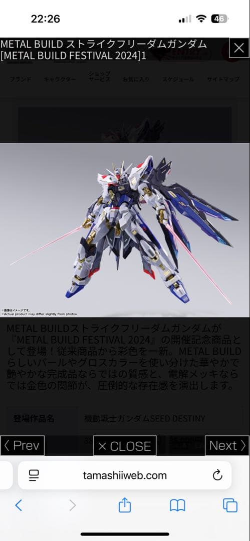 l build festival 2024ストライクフリーダムガンダム