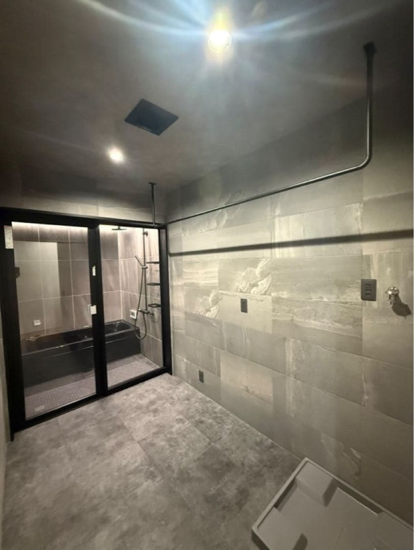 アイアンバー 洗濯物干し ランドリールーム ハンガーパイプ てすり U型